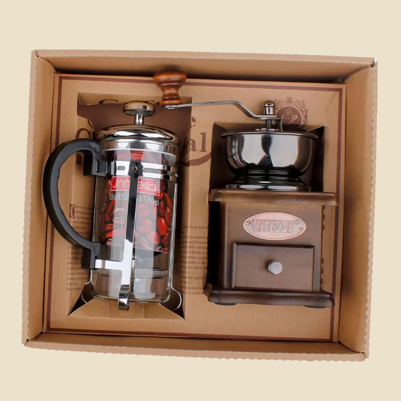 Coffee Pot Coffee Grinder Set Household Coffee Pot Mill Gift Set