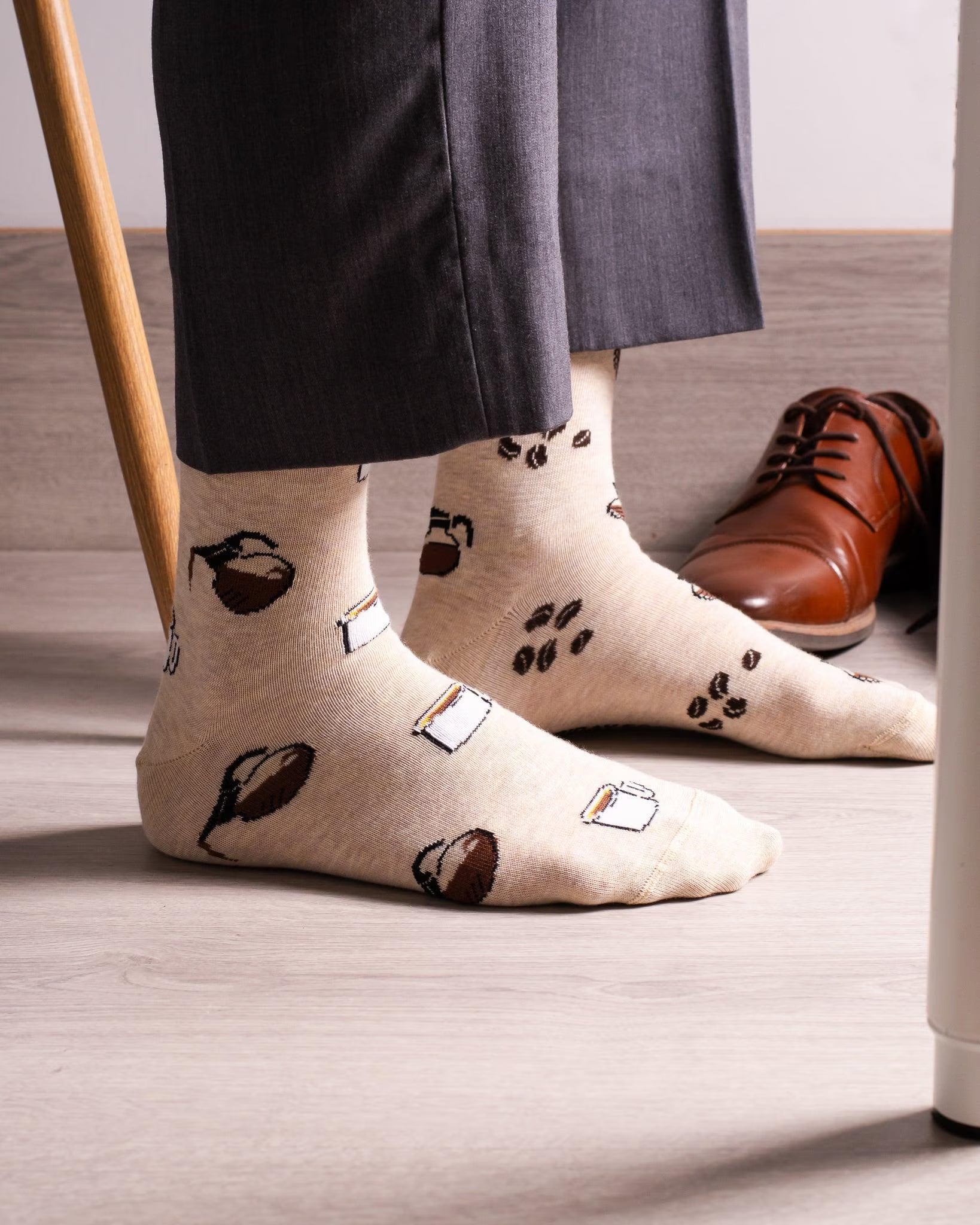 Men'S Vintage Coffee Socks | Friday Sock Co Mismatched Socks | Gift for Him | Boyfriend Christmas Gift | Men'S Sock | Dad Socks | Cool Sock