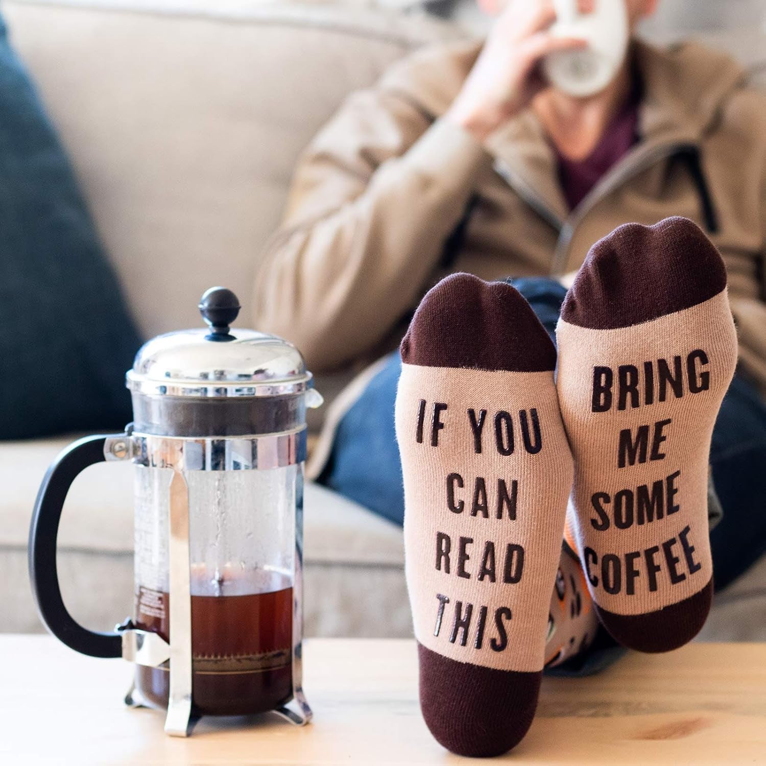 If You Can Read This, Bring Me Funny Socks - Novelty Gifts for Men, Women and Teens