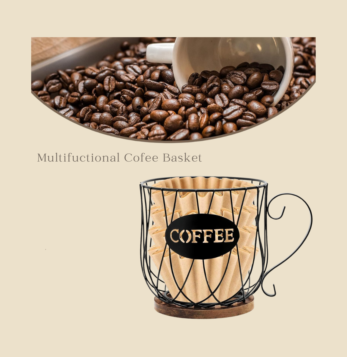 Coffee Pod Organizer - Large Capacity