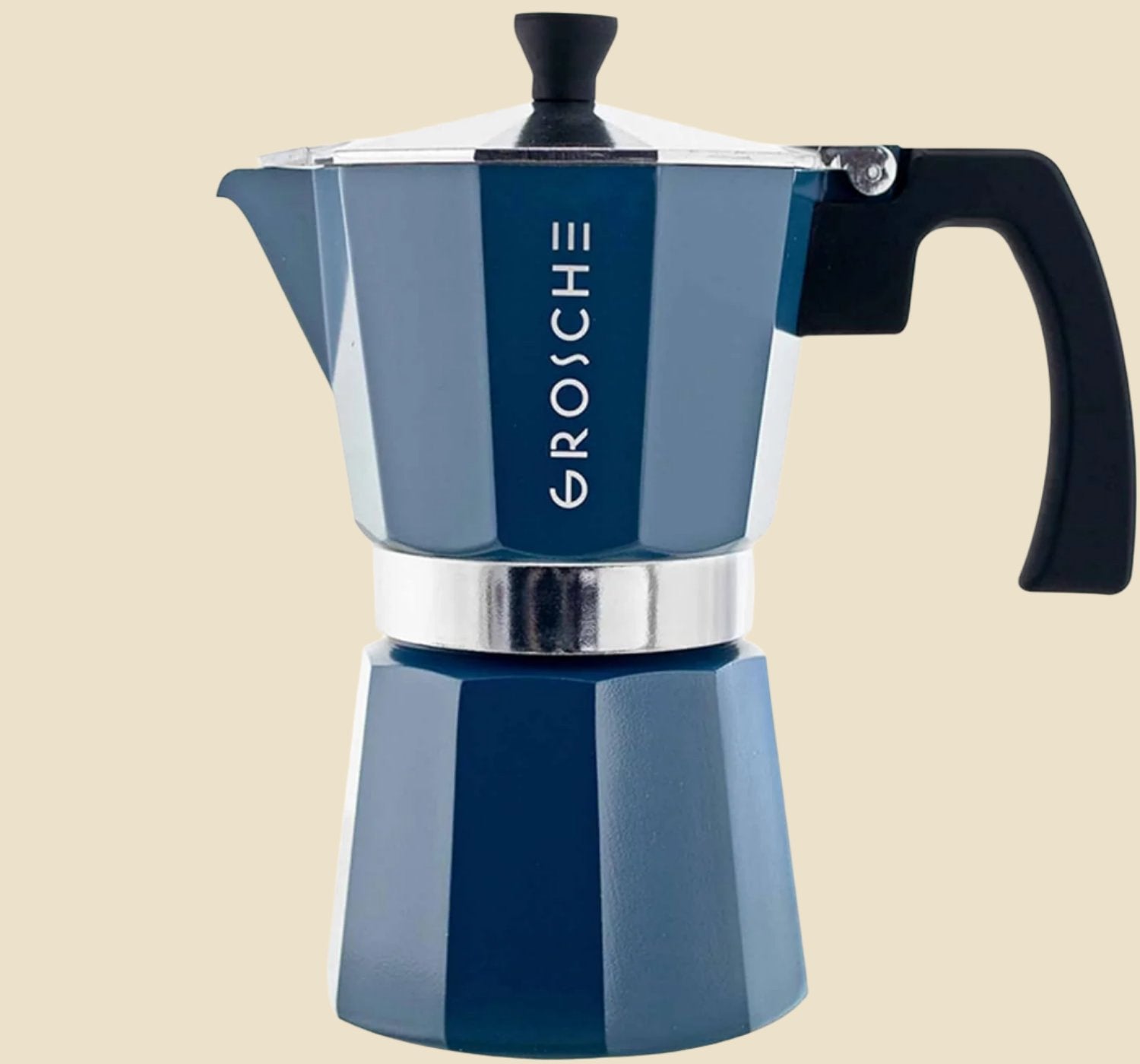 Milano Stovetop Espresso Maker Moka Pot 9 Espresso Cup, 15.2 Oz, Blue. Stove Top Coffee Maker Moka Italian Espresso Greca Coffee Maker Brewer Percolator