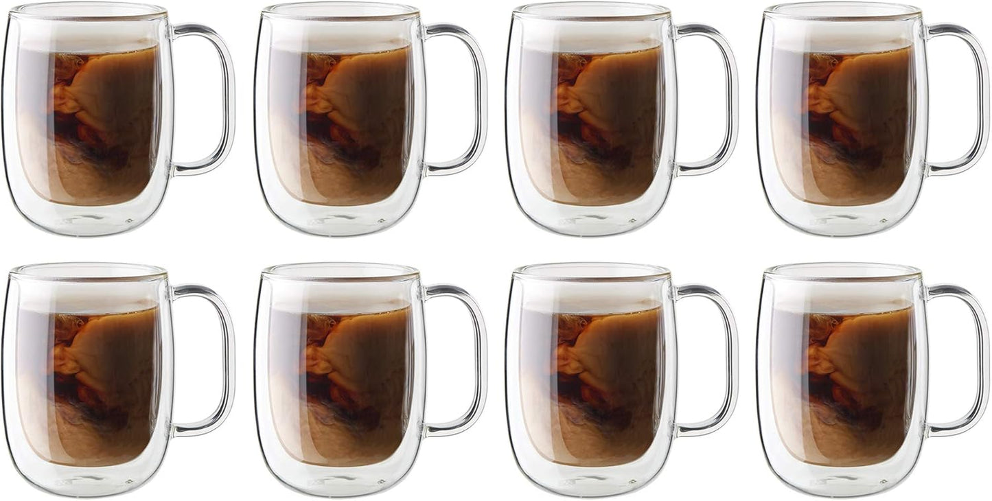J.A. Henckels Coffee Mug 2 Piece, Clear