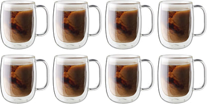 J.A. Henckels Coffee Mug 2 Piece, Clear