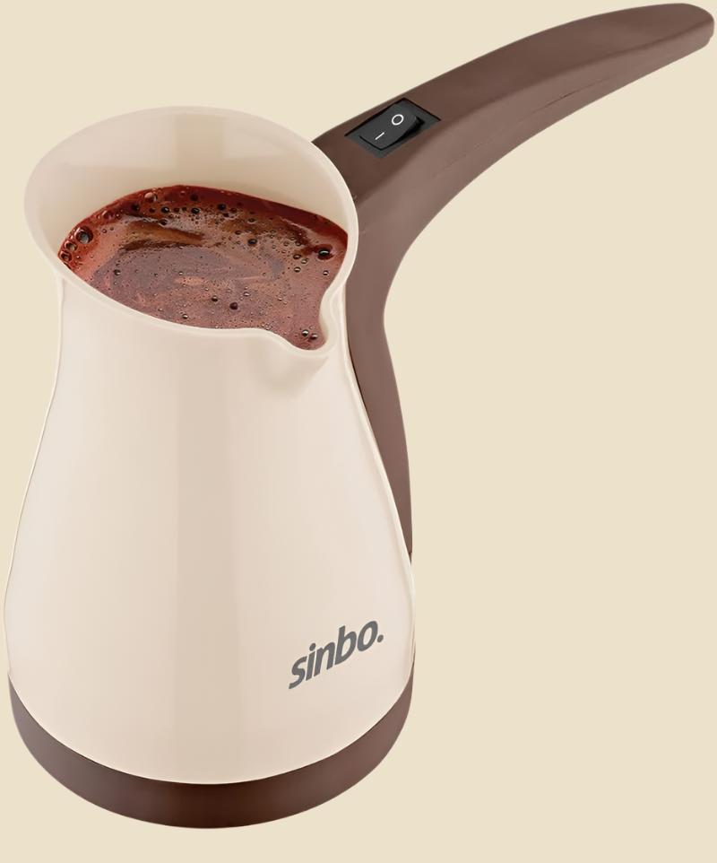 SCM 2928 Greek Turkish Coffee Maker Machine Electric Pot Briki Ibrik BROWN by