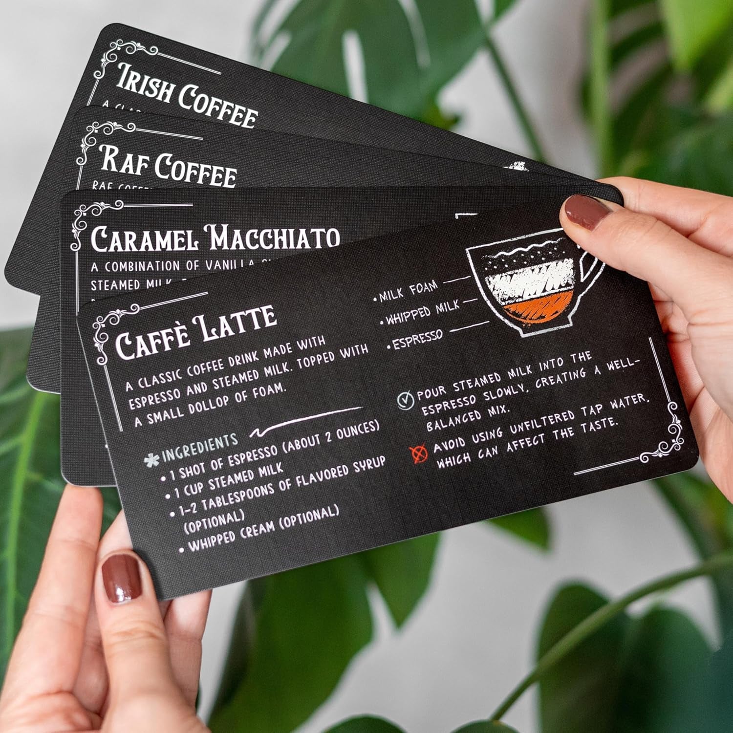 Ultimate Coffee Recipe Cards for Coffee Lovers: Perfect Coffee Recipes for Home Decor, Coffee Bar & Barista Gift - Ideal Coffee Recipe Sets for Enhancing Your Coffee Experience