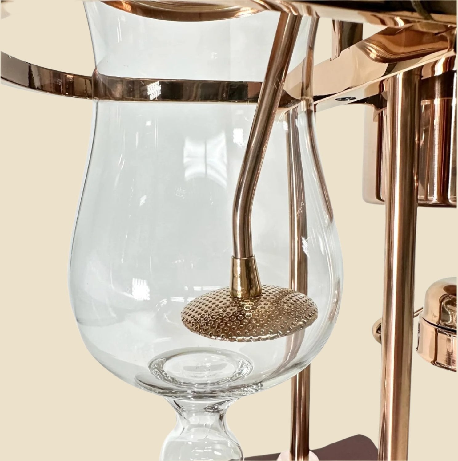 Belgium Royal Family Balance Syphon Unique Gravity Vintage Coffee Maker Vacuum Brewing System Copper 500 Ml