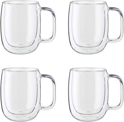 J.A. Henckels Coffee Mug 2 Piece, Clear