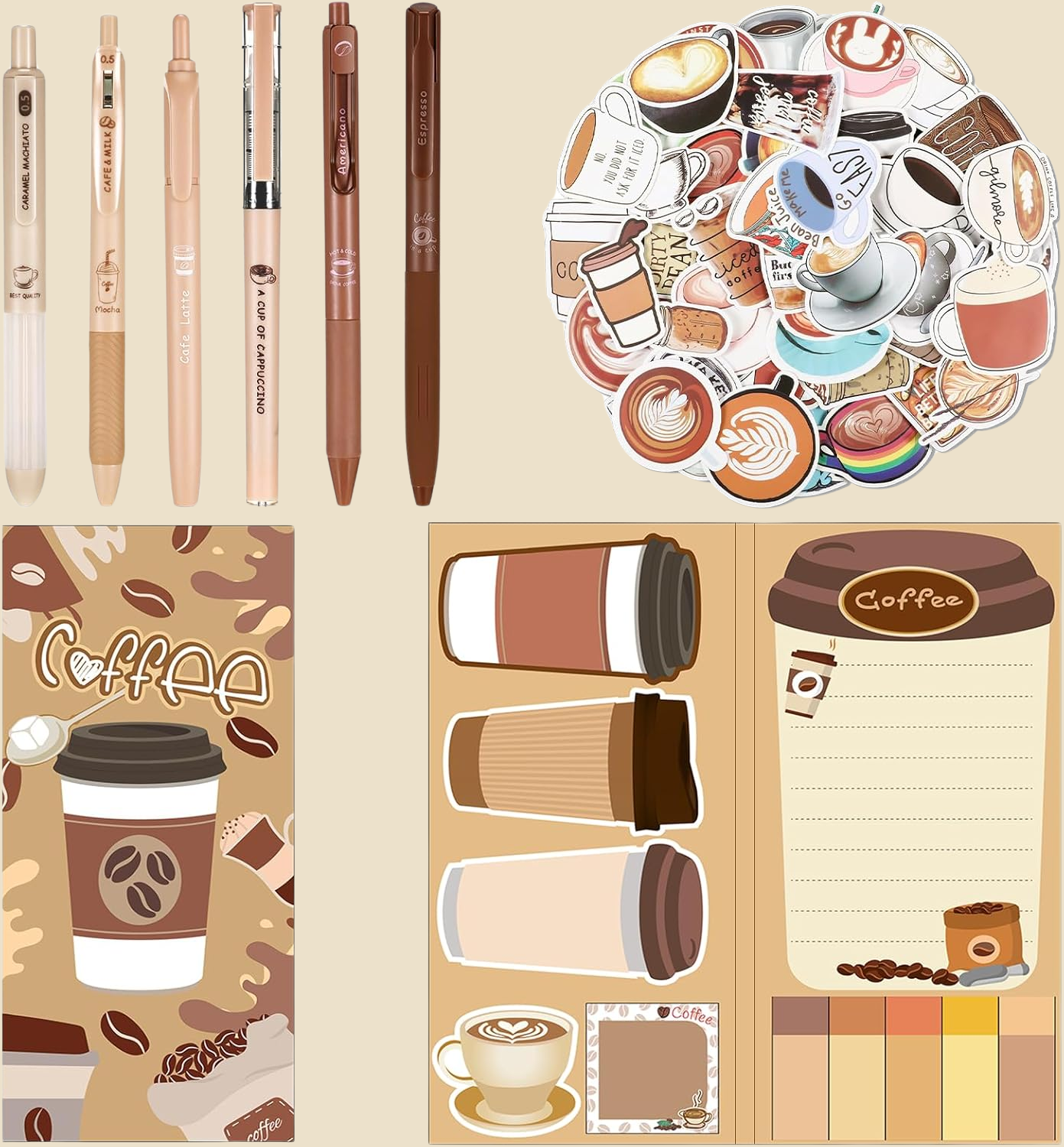 57 Coffee-Themed Gifts for Coffee Lovers – Stylish Office and Home Supplies Set