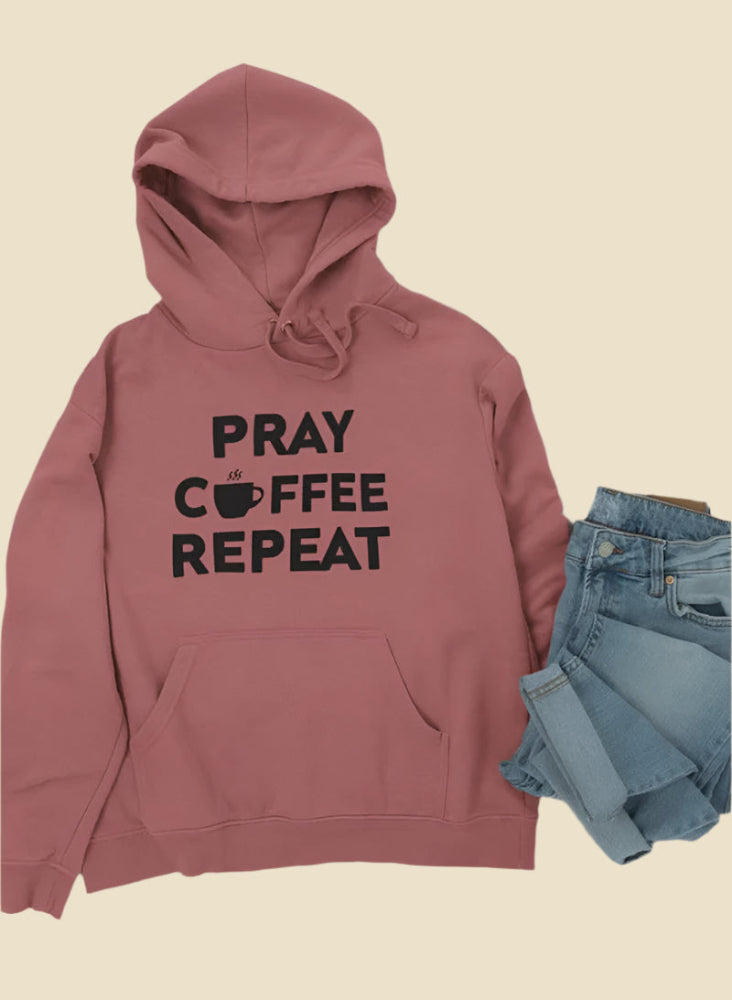 Pray Coffee Repeat Hoodie