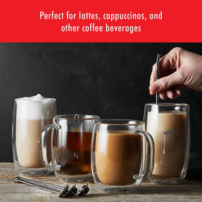 J.A. Henckels Coffee Mug 2 Piece, Clear