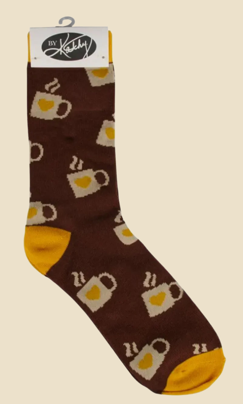 Life Begins after Coffee Gift Set, Socks & Sign