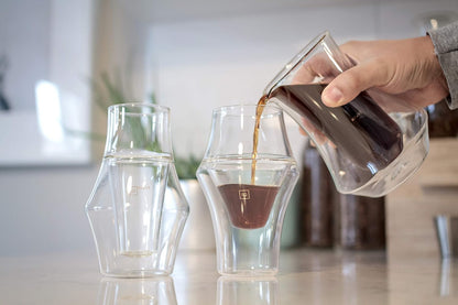PIQUE Coffee Carafe, Hand Made, Double-Wall, Keeps Coffee Hot While Saying Cool to Touch, 10Oz (300Ml)