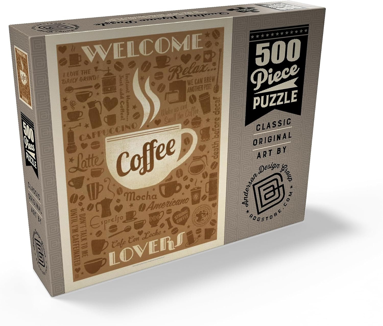 Mypuzzle Coffe, Vintage Poster - Premium 500 Piece Jigsaw Puzzle for Adults