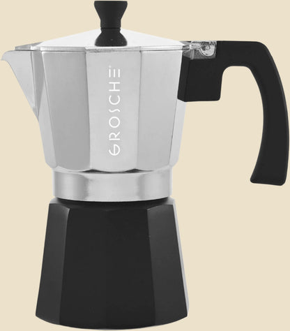 Milano Stovetop Espresso Maker Moka Pot 9 Espresso Cup, 15.2 Oz, Blue. Stove Top Coffee Maker Moka Italian Espresso Greca Coffee Maker Brewer Percolator