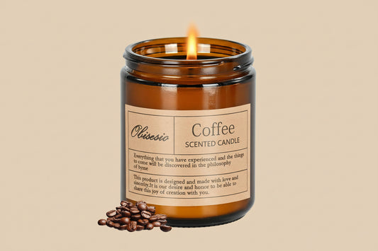 Scented Coffee Candle, Candles for Home Scented, Aromatherapy Jar Candles Gift for Home