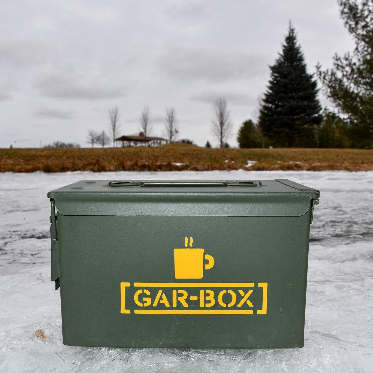Gar-Box Military Ammo Can Portable Coffee Bar | Unique Gift | Handmade in Milwaukee