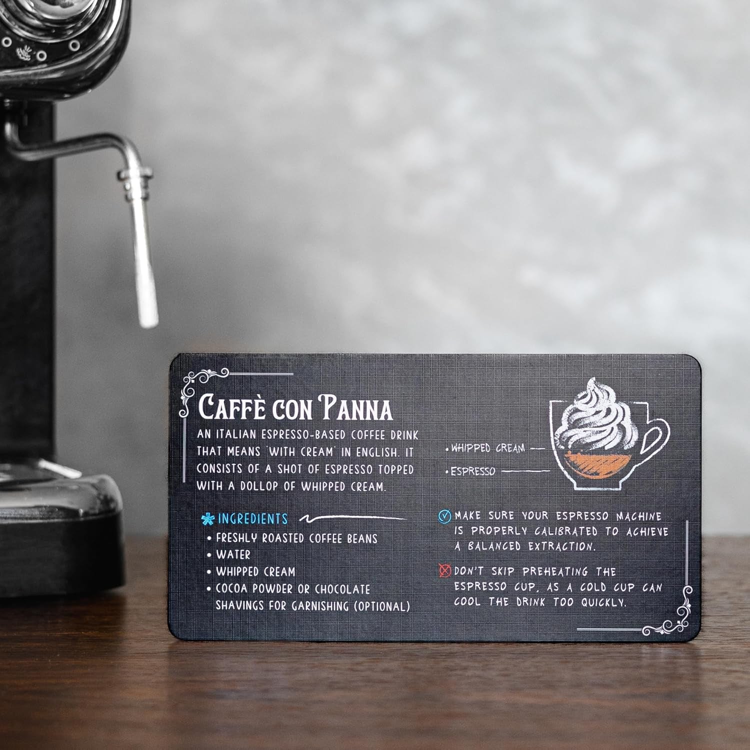 Ultimate Coffee Recipe Cards for Coffee Lovers: Perfect Coffee Recipes for Home Decor, Coffee Bar & Barista Gift - Ideal Coffee Recipe Sets for Enhancing Your Coffee Experience
