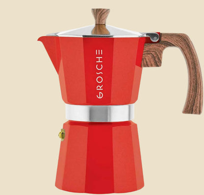Milano Stovetop Espresso Maker Moka Pot 9 Espresso Cup, 15.2 Oz, Blue. Stove Top Coffee Maker Moka Italian Espresso Greca Coffee Maker Brewer Percolator