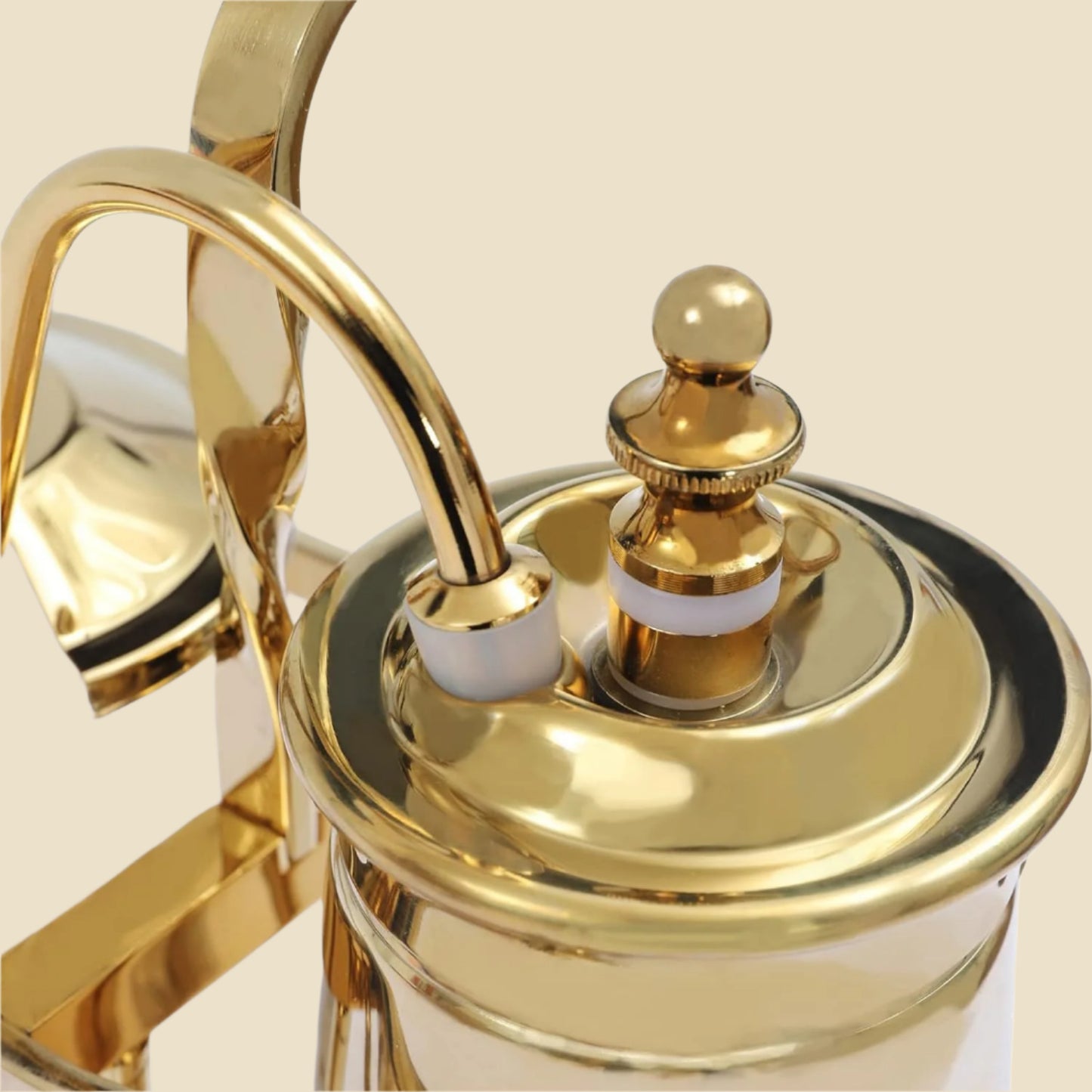 Vintage Siphon/Syphon Coffee Maker Belgian Belgium Coffee Brewer Tea Maker 400Ml/ 15Oz - Gold