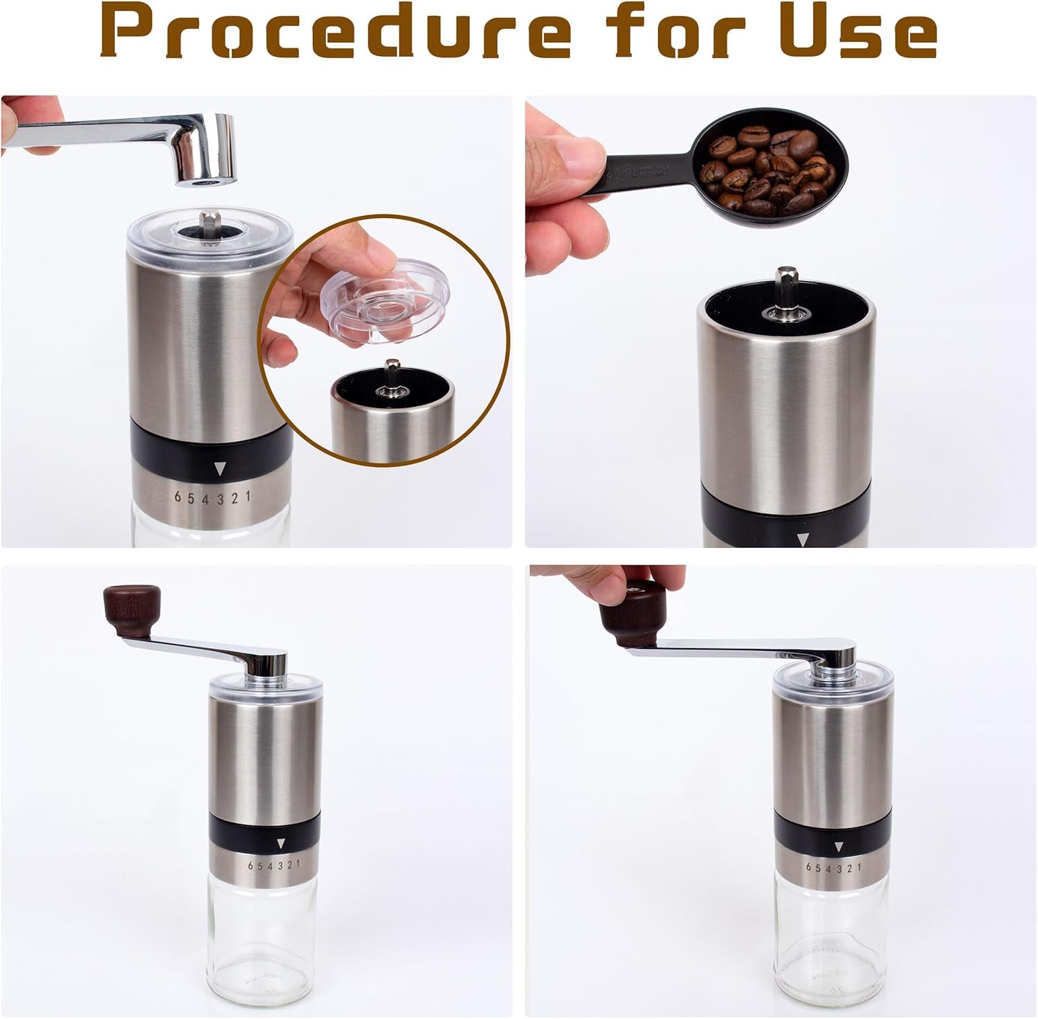 Outdoor Travel Coffee Gift Set with Goose Neck Kettle Digital Scale Walled Glass Mug Glass Server Manual Grinder Glass Dipper 100 Pcs Paper Filter and Scope for Drip