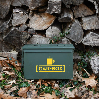 Gar-Box Military Ammo Can Portable Coffee Bar | Unique Gift | Handmade in Milwaukee