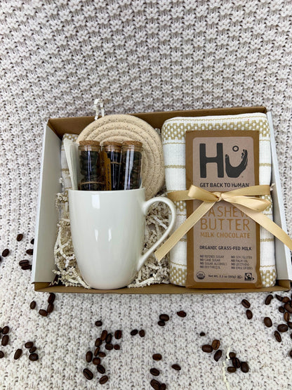 Coffee Gift Basket, Coffee Lovers Gift Box, Coffee Gift Box for Her, Coffee Gift Box for Him, Coffee Gift Samples, Corporate Gifts