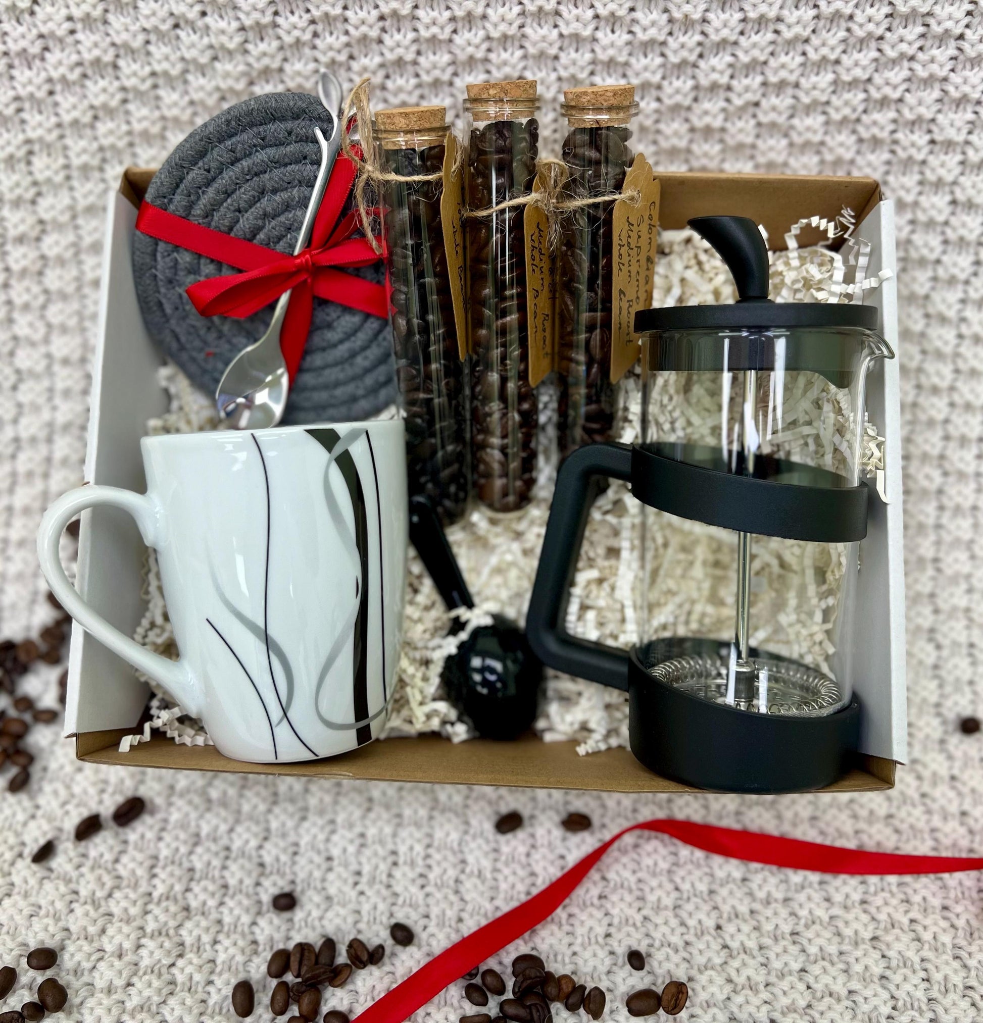 Coffee Gift Basket, Coffee Lovers Gift Box, Coffee Gift Box for Her, Coffee Gift Box for Him, Coffee Gift Samples, Corporate Gifts
