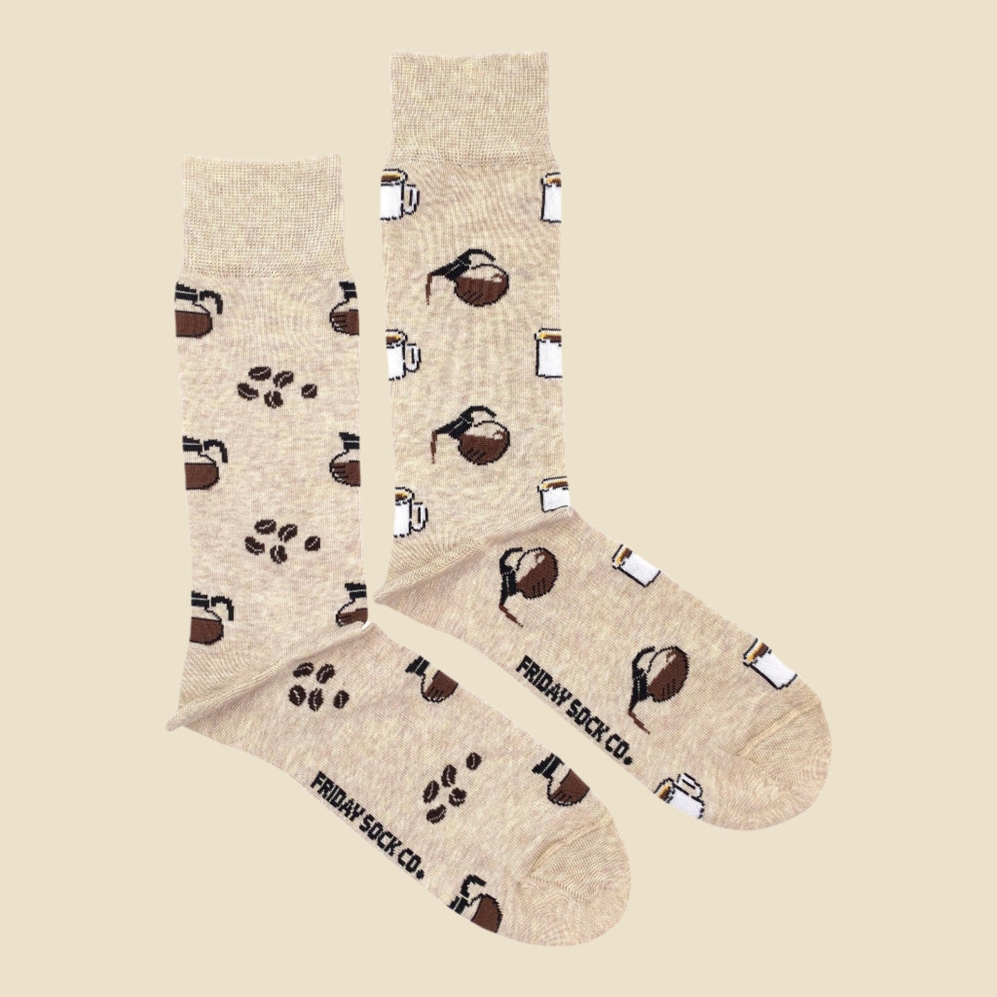 Men'S Vintage Coffee Socks | Friday Sock Co Mismatched Socks | Gift for Him | Boyfriend Christmas Gift | Men'S Sock | Dad Socks | Cool Sock