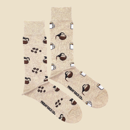 Men'S Vintage Coffee Socks | Friday Sock Co Mismatched Socks | Gift for Him | Boyfriend Christmas Gift | Men'S Sock | Dad Socks | Cool Sock