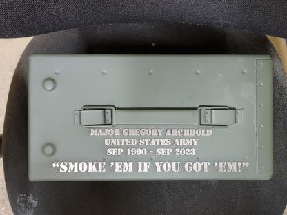 Gar-Box Military Ammo Can Portable Coffee Bar | Unique Gift | Handmade in Milwaukee